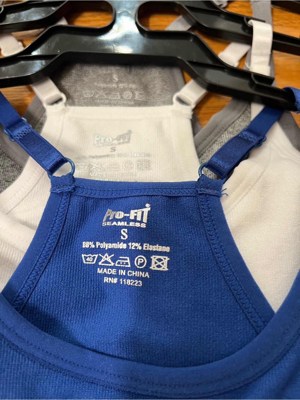 Pro-fit Ribbed Tank Top 3 Pack - Picture 3 of 6